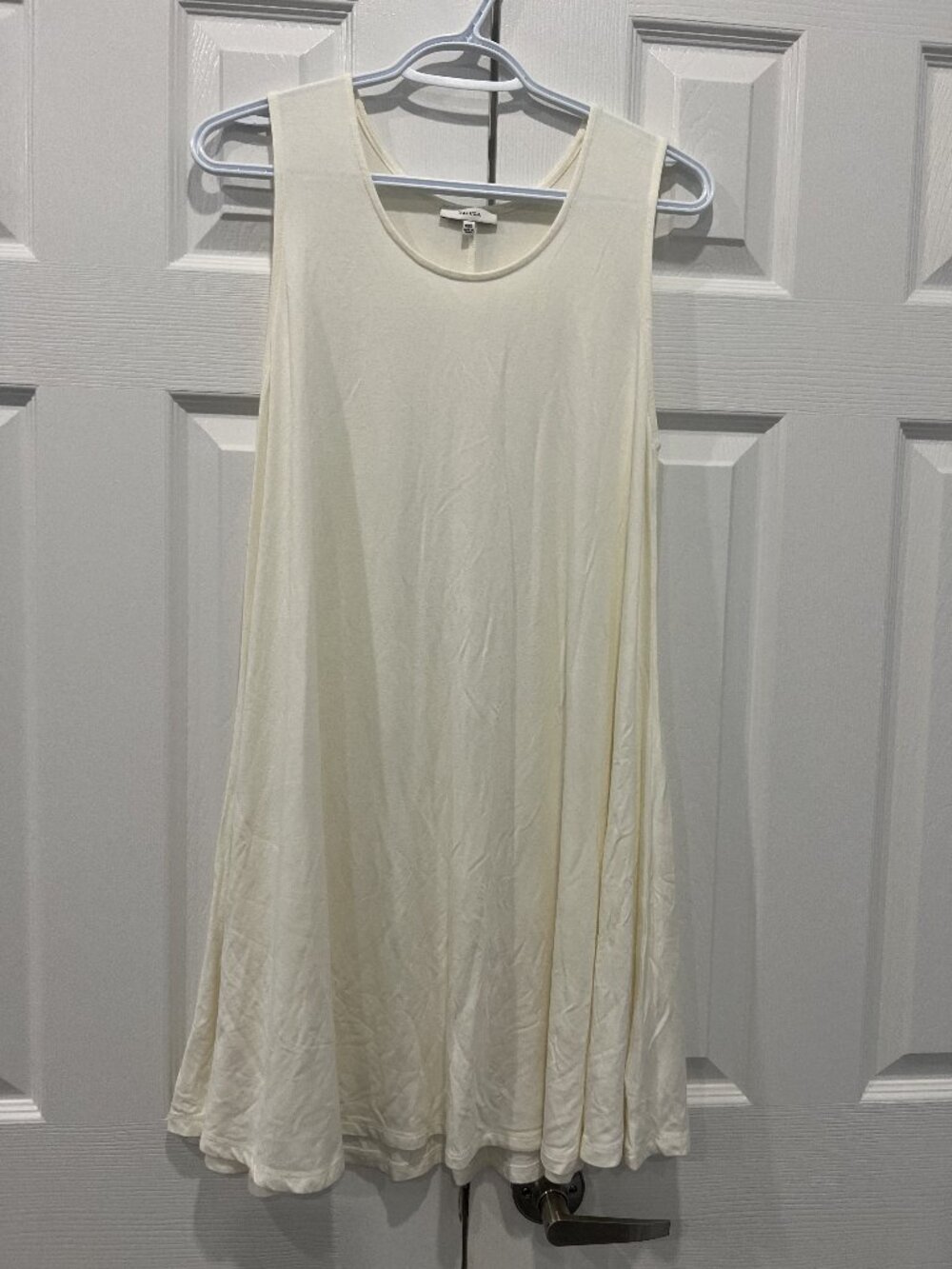 Talula Cream Sleeveless Swing Dress